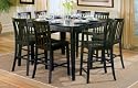 Kitchen and Dining Table, Black