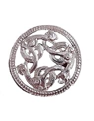 Sterling Silver Three Serpent Brooch