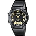 Casio - AW-49H-1BVEF - Montre Homme - Quartz Analogique - Digital - Cadran Noir - Bracelet R�sine Noir
