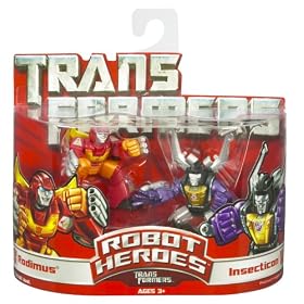 Transformers - Movie Robot Heroes Rodimus vs. Insecticon