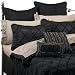 BELLA 8PC Bed in a Bag BEDSPREAD SET w/ 250TC Sheets Set,King, Black
