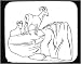 Decorated Mouse Pad with animals, 