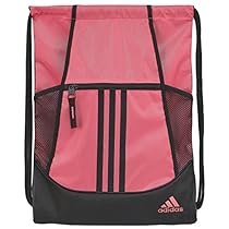 adidas Alliance II Sackpack, Flash Red/Black, 18 x 13.75-Inch
