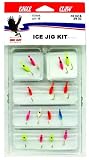 15 - Pc. Eagle Claw® Ice Jig Kits Non - Lead