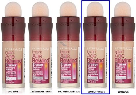 Maybelline Instant Age Rewind Eraser Treatment Makeup Foundation - 130 BUFF BIEGE