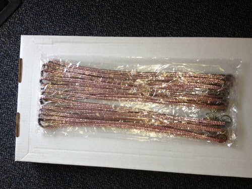 PASTEL PINK RHINESTONE CRYSTAL LANYARD ID BADGE KEY CARD HOLDER 10 IN A PKG