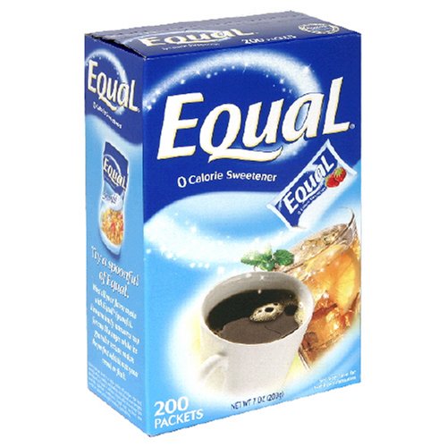 Equal Sweetener, Packs, 200-Count Boxe (Pack of 3) by Equal