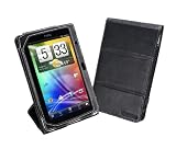 Cover-Up HTC Flyer (P512) / Evo View 4G Tablet Leather Cover Case (Prism Stand) - Black