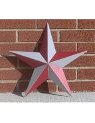 Single Detail Page Misc: 24 Inch Solid Ohio State University Football College Team Colors OSU Nautical Scarlet and Gray Barn Star Made with Galvanized Metal to Prevent Rusting. Amish Hand Made Your Source for Heavy Duty Metal Tin Barn Stars and Primitive Style Stars for Your Country Crafts and Home and Garden Decor. American Handcrafted - Made in the Usa! - AMISH WARES
