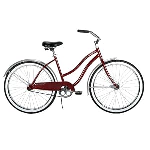 Huffy Women's Good Vibrations Bike, Maroon, 26-Inch