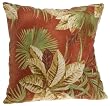 Throw Pillow, Olive, Brick, Floral