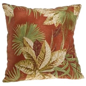 Throw Pillow, Olive, Brick, Floral by 