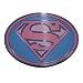 SUPERGIRL PINK LOG OVAL METAL PLAQUE LICENSED BUCKLE