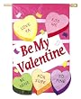 Candy Hearts Regular Size Applique Flag