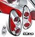 2001-2005 (01 02 03 04-05) CHRYSLER PT CRUISER RED CLEAR ALTEZZA TAIL LIGHTS LAMPS