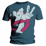 Ghostbusters GB2 Logo Blue Mens t-shirt Blue