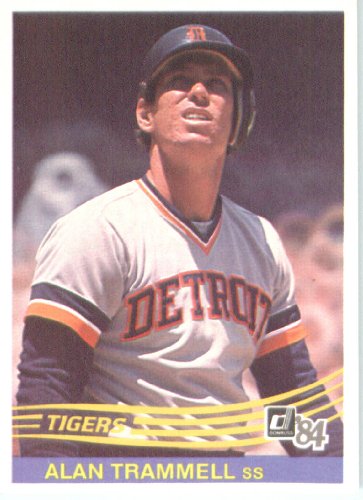 1984 Donruss # 293 Alan Trammell Detroit Tigers Baseball Card