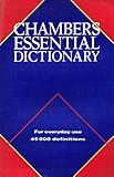 Chambers essential dictionary