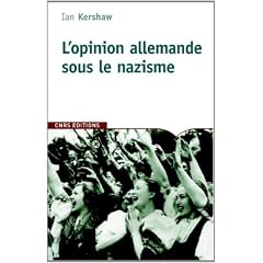 L'opinion allemande sous le nazisme : Bavi�re 1933-1945
