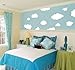 Fluffy Clouds Wall Art Decal Fluffy Clouds Wall Art Decal