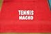 Tennis Macho; Handtuch Sport, rot