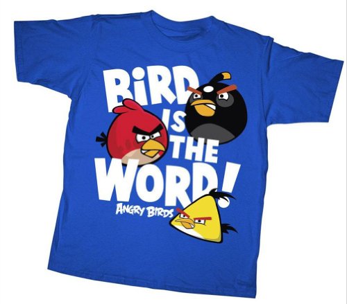 Angry Birds Bird Is The Word Mens T-Shirt