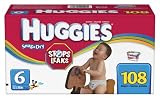Huggies  Snug & Dry High Count Diapers, Size 6, 108 Diapers