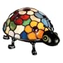 Quoizel Tiffany 1 Light Flowered Lady Bug Accent Lamp
