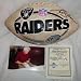 Ken Stabler Autographed/Hand Signed Oakland Raiders Fotoball Football