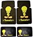 4PC Classic Tweety Bird Rubber Front Floor Mats & Rear Mats Combo Kit