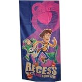 Toy Story 3 Woody Buzz Lightyear Dino - Fiber Reactive Pool/Beach/Bath Towel