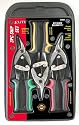 KR Tools 60083  Elite 3-Pieces Aviation Tin Snip Set