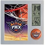 Phoenix Suns Desk Clock with Picture Frame
