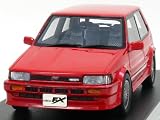 【Hi-Story/インターアライド】1/43 トヨタ カローラ FX 1600FX-GT 1984 レッド