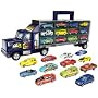 Truck Carrying Case with Die-cast Vehicles