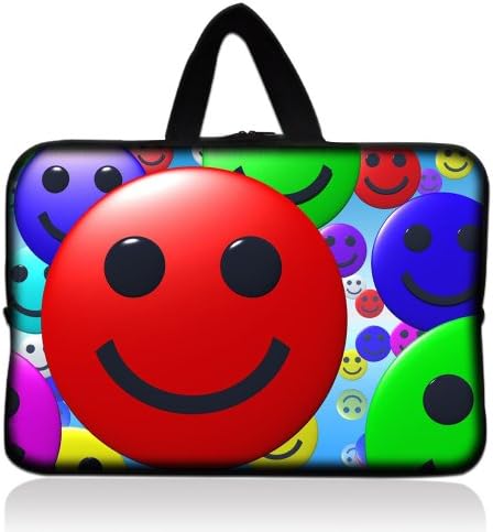 Smile Universal 7" 7.7" 8" Carrying Bag Case Cover Bag Sleeve + Handle for 7" Samsung Galaxy Tab 2 Tab 3, Ipad Mini,Amazon 2 3 4 Kindle Fire, Touch, Fire HD,Asus Google Nexus 7,LeapFrog LeapPad 2,Asus Memo Pad ME172V,BlackBerry PlayBook,HP Slate 7,Kurio 7,Barnes & Noble NOOK Color,Pendo Pad 7" inch PC tablet Android MID