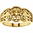 14K Yellow Gold Mother's Ring - 3 Gemstone -- YOU CHOOSE THE COLORS!