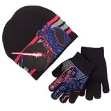 Boys' Star Wars Beanie Hat/Gloves Set - Black (4-14)