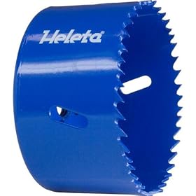 3 Bi-Metal Hole Saw (HSS-M42 Steel) - Used for Iron, Non-Ferrous Metals, Alloy Steel, Stainless... by Heleta