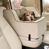 Large Luxury High-Back Console Pet Car Seat Fabric: Pink/Pink