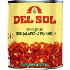 Del Sol Nachos Red Jalapeno Peppers 2.892 kg