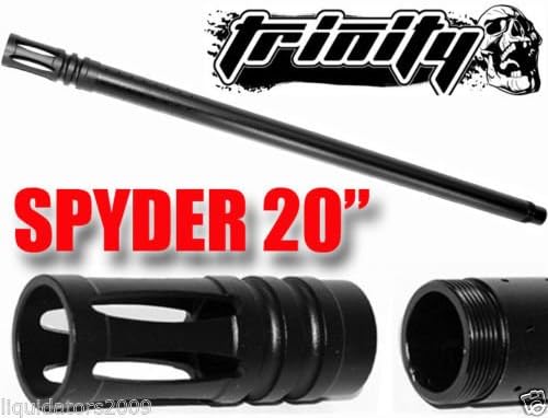 Trinity Sniper Paintball Barrel 20" Long for Spyder Mr100 Paintball Gun, Spyder Mr-100 Gun Barrel, Spyder Victor, Spyder Imagine, Spyder Fenix, Spyder Mr1, Spyder Mr2, Spyder Mr3, Spyder Mr4 Paintball Gun Barrel, Spyder Paintball Gun Barrel, Woodsball Paintball Gun Barrel, Tactical Paintball Barrel, Fast Shipping