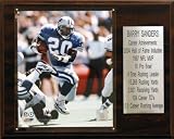 NFL Barry Sanders Detroit Lions Career Stat Plaque
