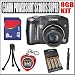 Canon Powershot SX100IS 8MP 10x Zoom 2.5 inch LCD Black Digital Camera + 8GB Combo Kit with BONUS ACCESSORIES