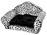 Woof Kingdom® washable Pet Mat - Luxury Sofa bed for Pets - Medium and Small Pets Dogs - Doggy prints