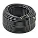 Coaxial Cables - 100FT F-f RG6 Patch Cable Blk Premium Retail Blister Pack