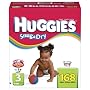 Huggies  Snug & Dry High Count Diapers, Size 3, 168 Diapers