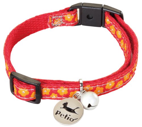 ペティオ (Petio) カラー 小花レッド (猫用)