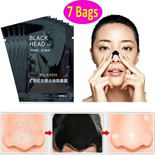 WINTER 7Pcs Mineral Mud Nose Blackhead Pore Cleansing Cleaner Removal Membranes Strips gifts