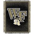 Wake Forest Demon Deacons NCAA Triple Woven Jacquard Throw (019 Focus) (48x60")"